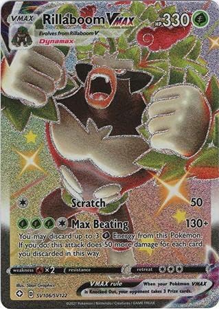 Rillaboom VMAX - SV106/SV122 - Shiny Holo Rare