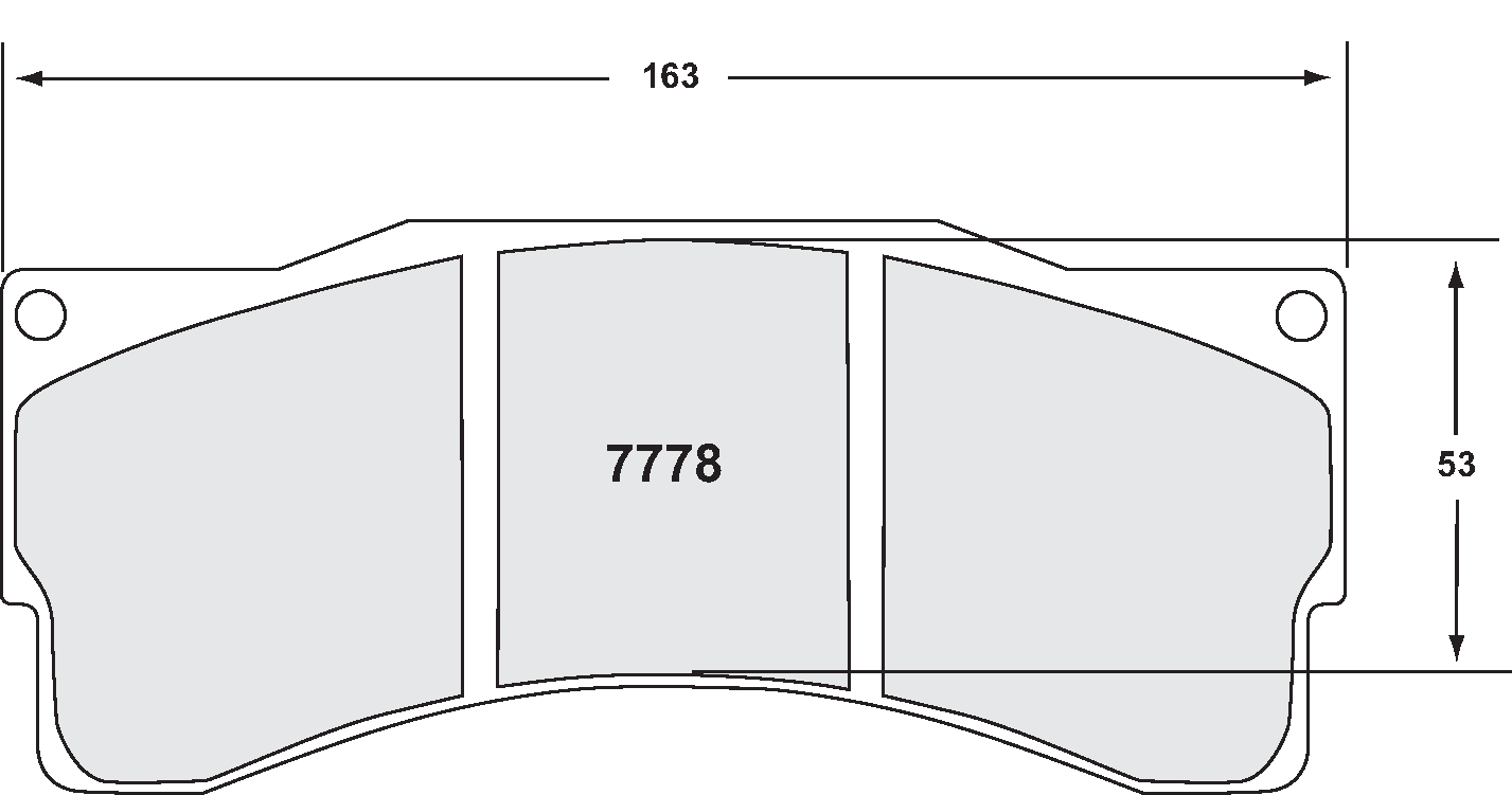 PFC 7778.39.30.44 Brake pads RACE 13 CMPD 30mm Photo-0