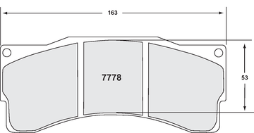PFC 7778.39.30.44 Brake pads RACE 13 CMPD 30mm Photo-0
