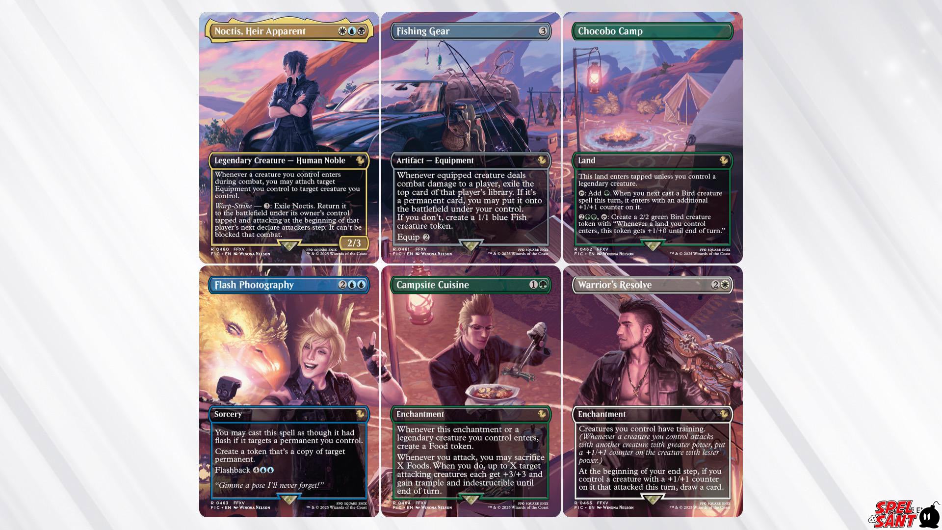 Magic Final Fantasy Scene Box Camp Comrades from FF15