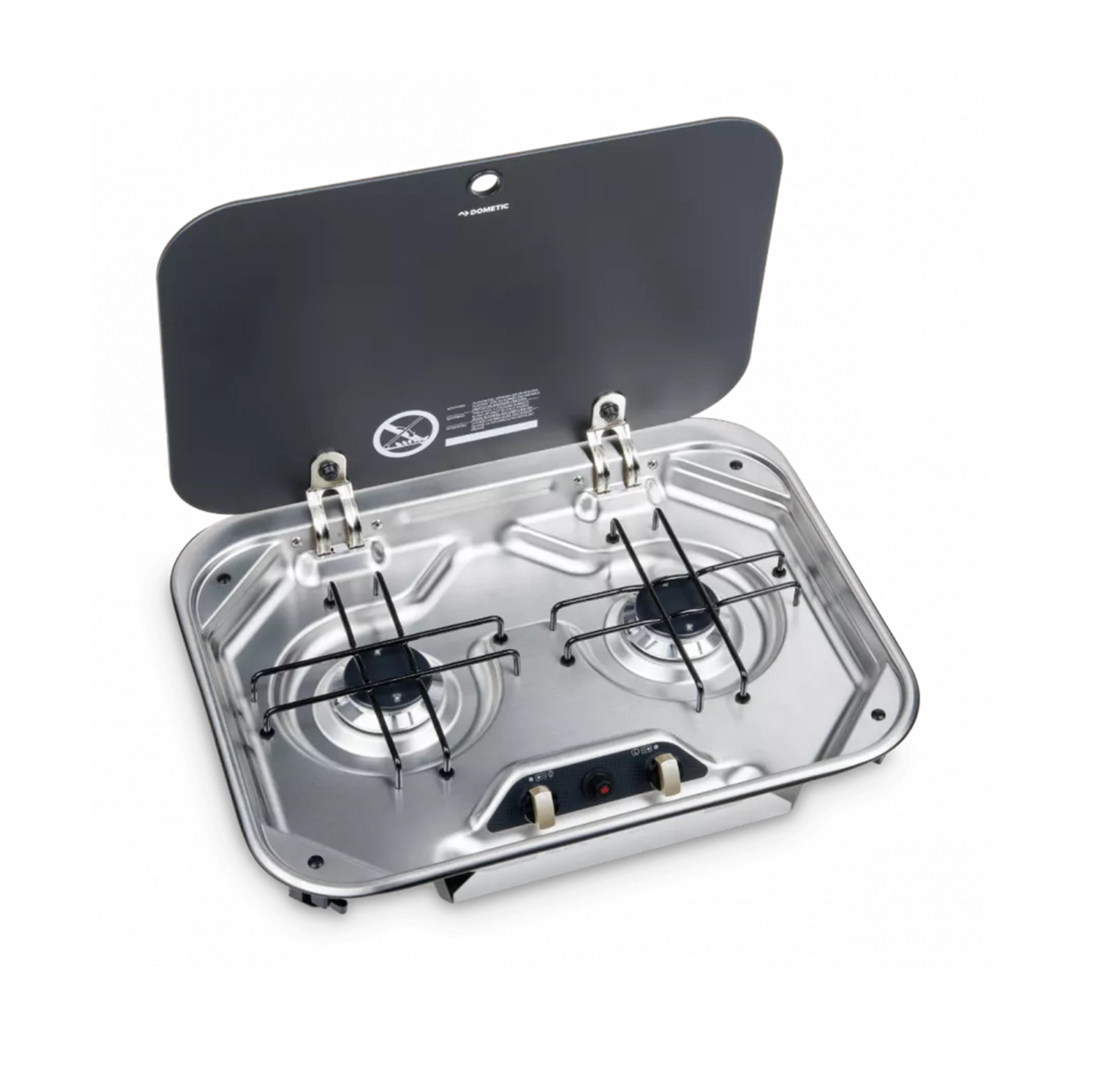 Dometic /Smev 2 Burner Cook-top with Glass Lid - PI8022