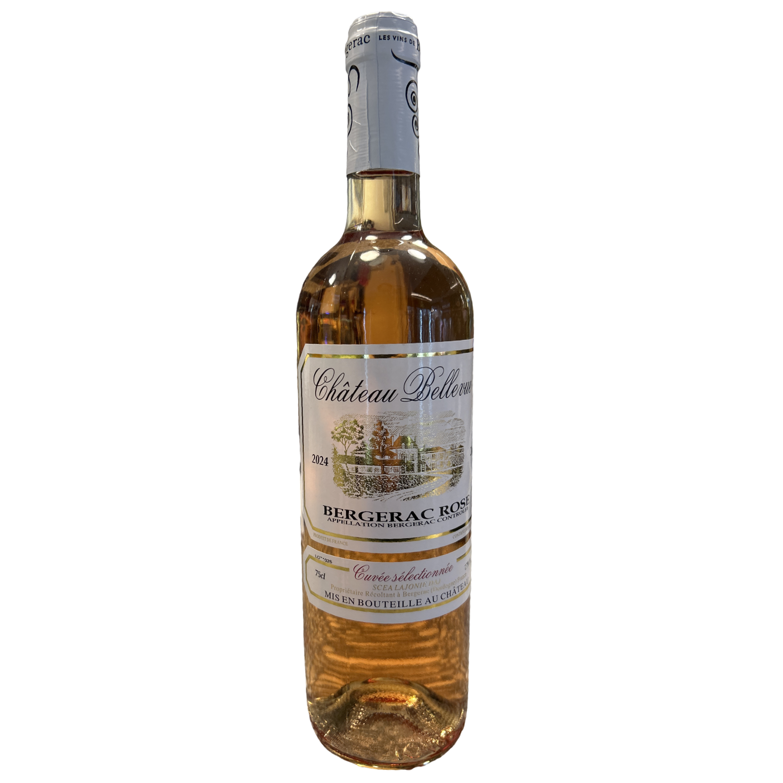 Chateau Bellevue (Rose) 2024, Bergerac, France 0.75L