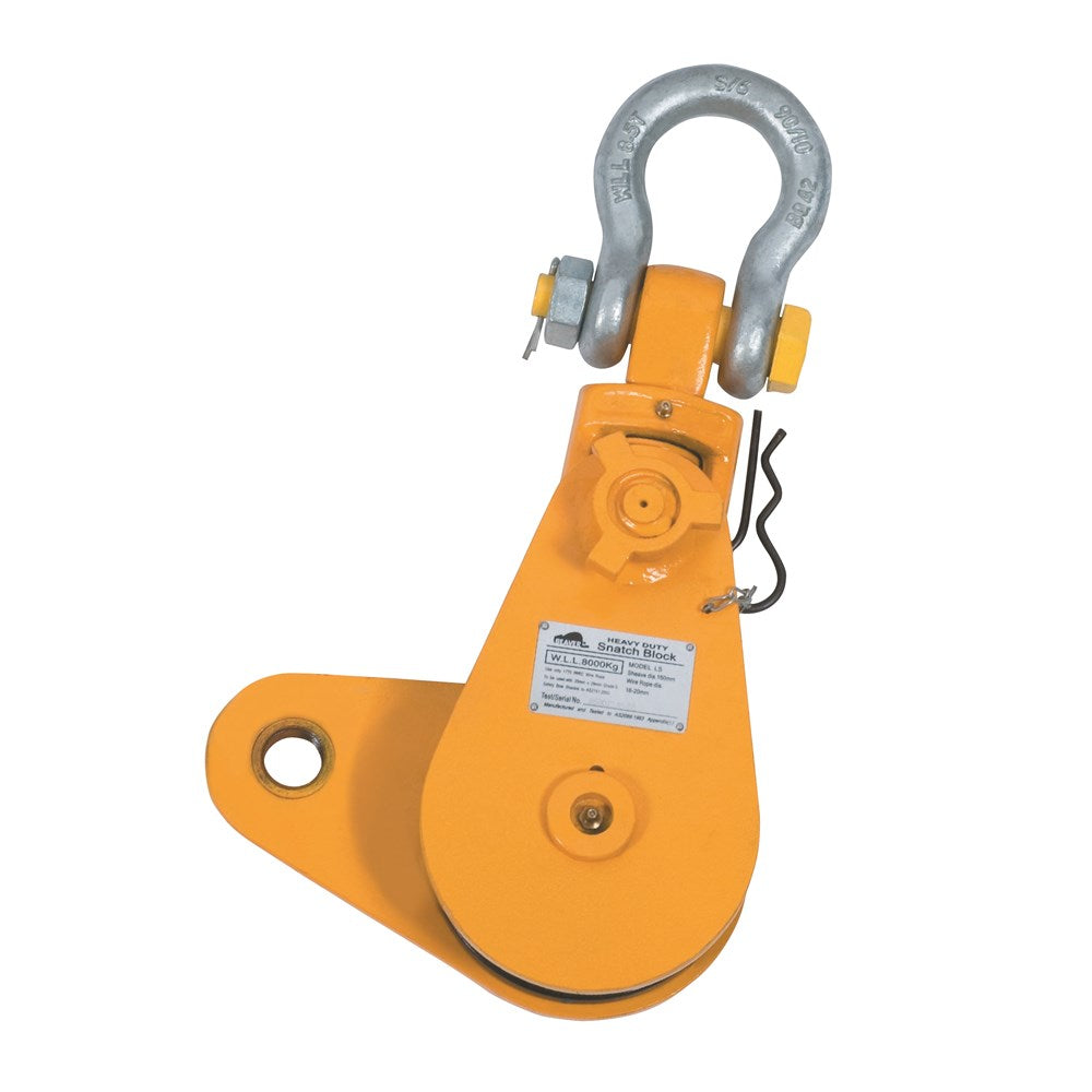 Beaver - 8T Wll 275mm Hd Snatch Block | 557275