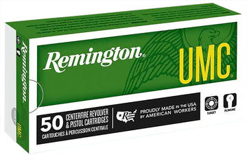 Remington Ammunition 23818 UMC  45ACP 185gr Full Metal Jacket 50 Per Box/10 Case