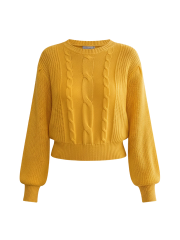 Nola–Bright Knit Pullover - Vessita