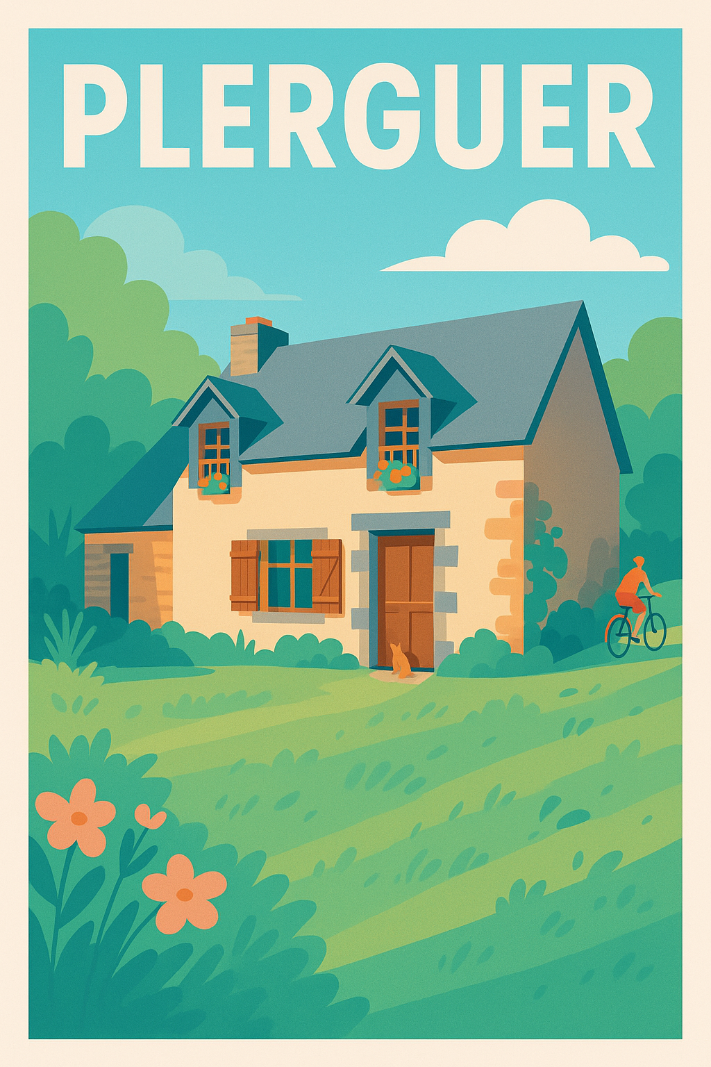 Affiche de Plerguer - Charme campagnard et douceur de vivre