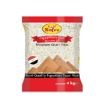Sofra Egyptian Medium Grain Rice 4kg