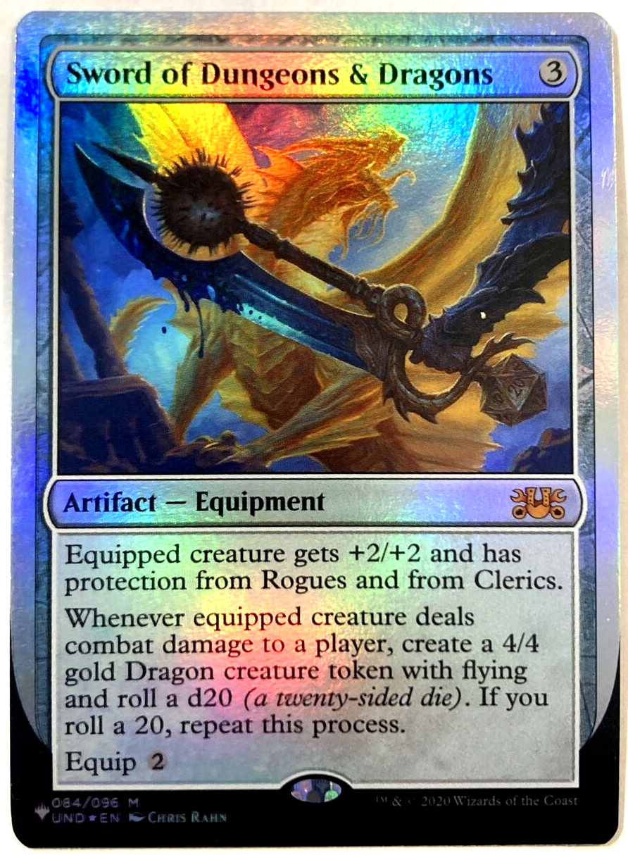 MTG Sword of Dungeons & Dragons FOIL The List 84 NM