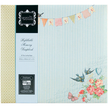 Refillable memory Scrapbook Album 12"X 12" / Album Rellenable para fotos Scrapbook Descontinuado Grant Studios