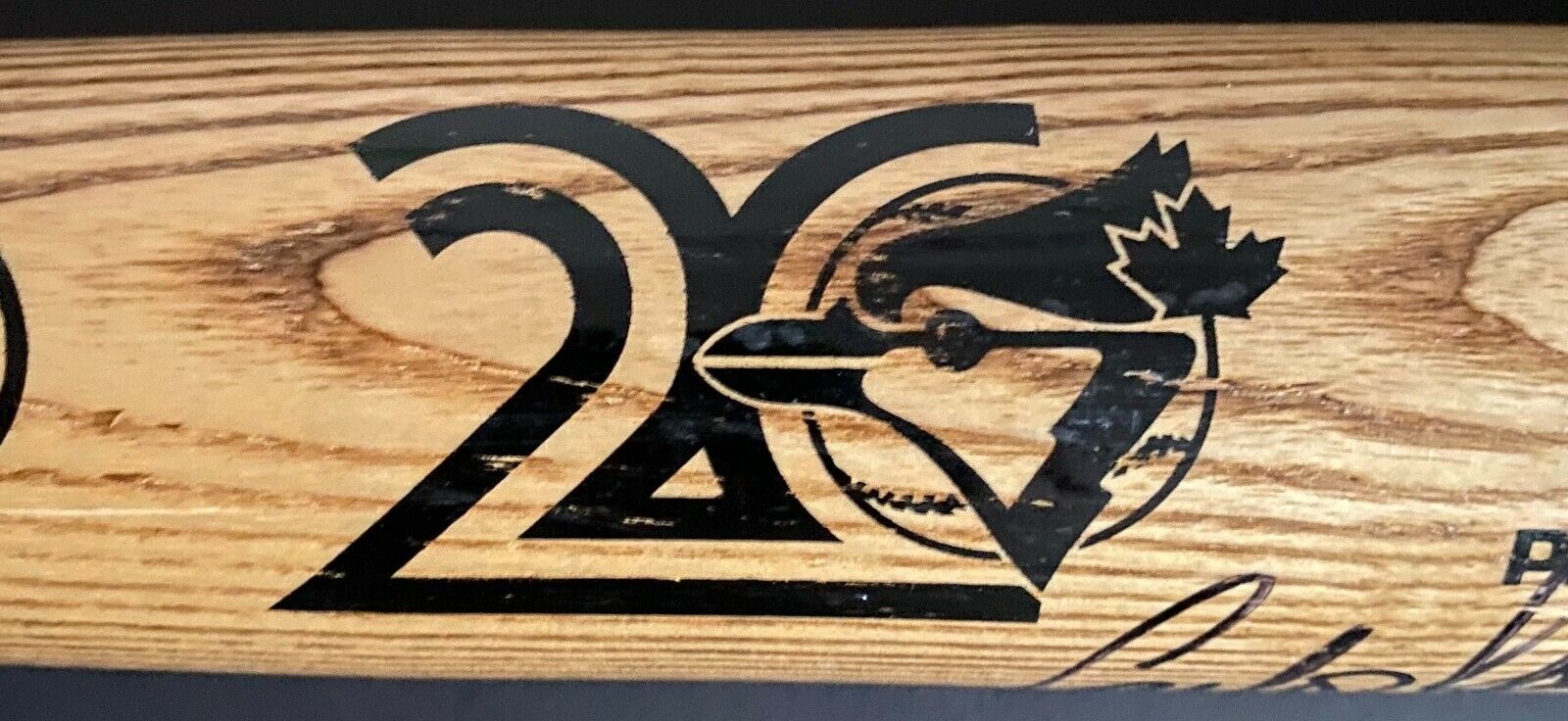1996 MLB Baseball Carlos Delgado Signed Cooper Toronto Blue Jays Bat Autographed