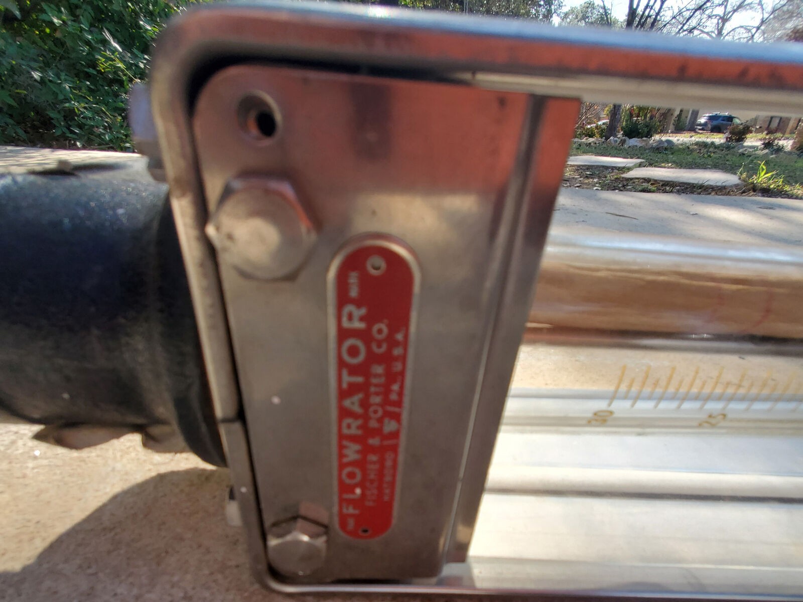 Fischer and Porter Flow Meter Flowrator Tube