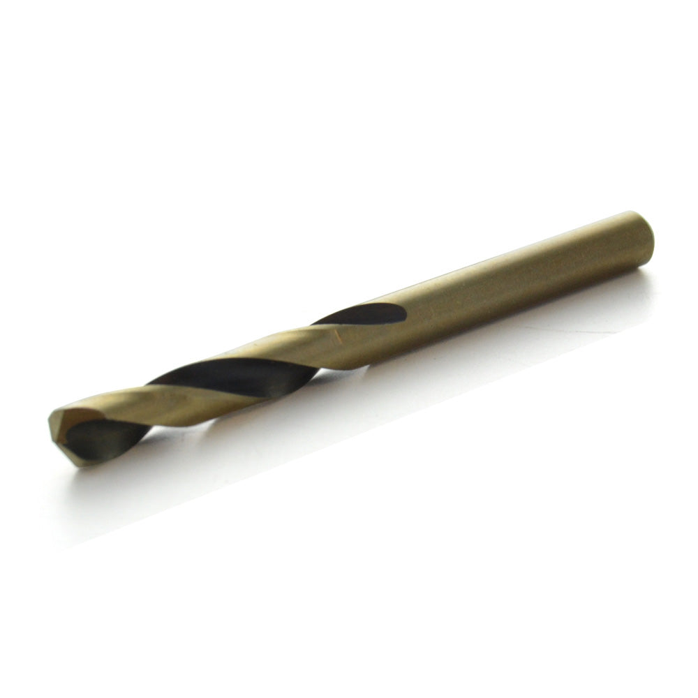 #37 135 Degree Split Point Gold Hi-Molybdenum Tool Steel Stub Length Drill Bit