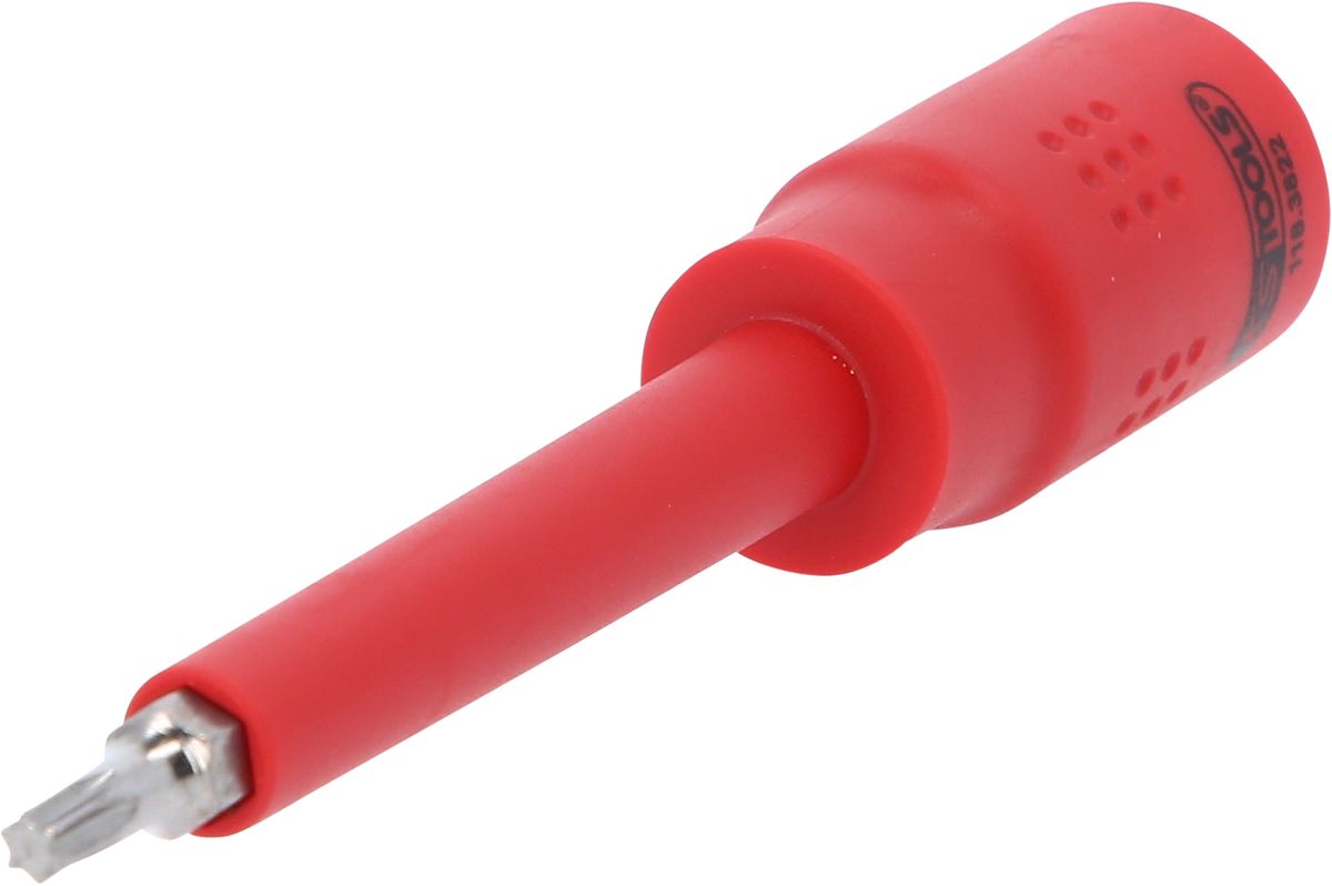 KS TOOLS Douille porte-embout Torx isolée 3/8', T20, 122 mm ( 118.3822 )