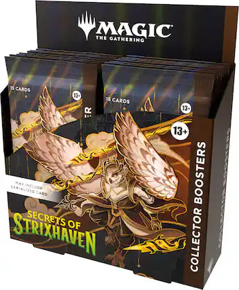 Wizards of The Coast Magic: The Gathering Secrets of Strixhaven Collector Booster Box (12 Packs) D53360000