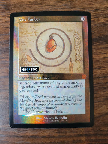 Pulled a Serialized Mox Amber. What Are Your Thoughts On The Future Of Playable vs Barely-Playable Serialized Cards? : r/mtgfinance