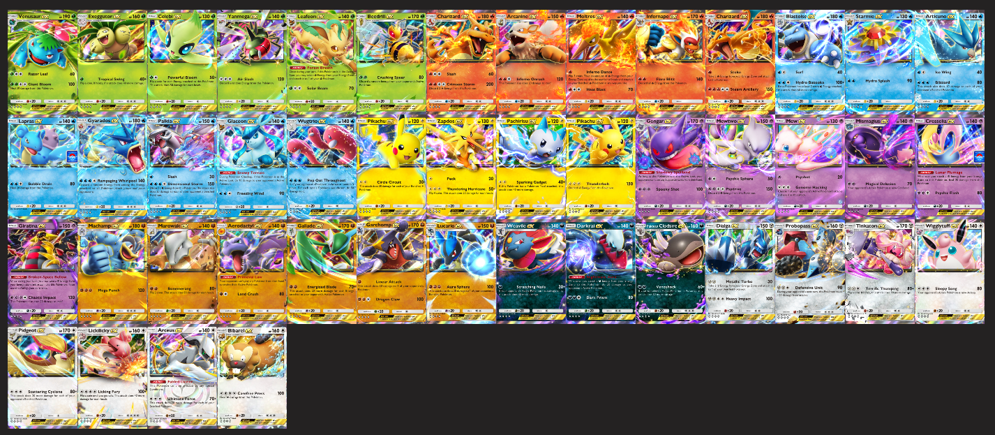 Rank Every EX Pokemon Via The Current Meta : r/PTCGP