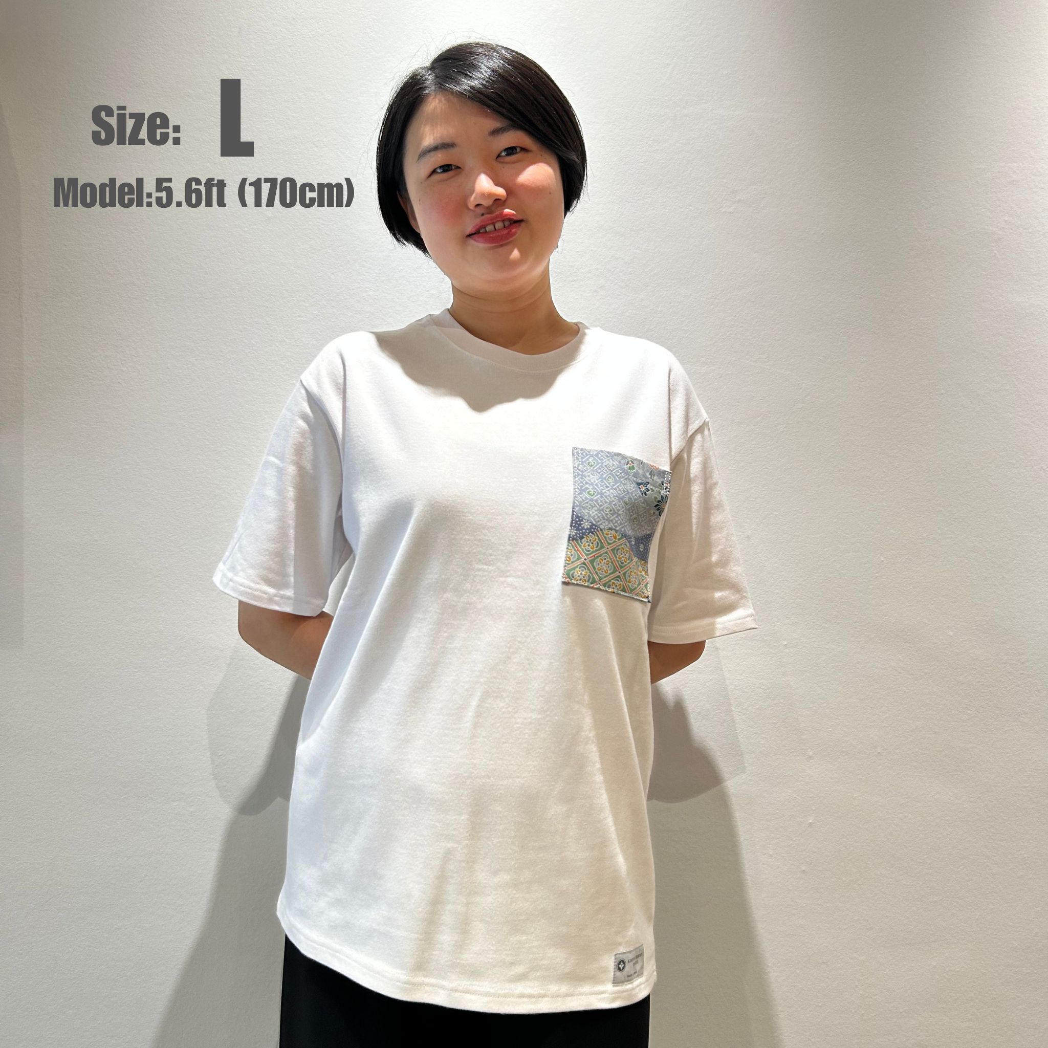 【Size:L】Kimono T-shirt, Black 32