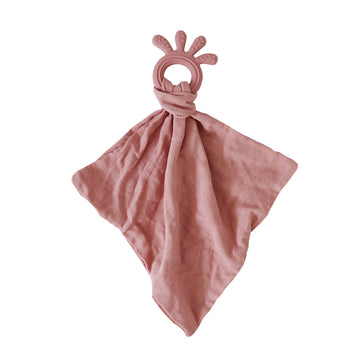 Back To Nature Silicone Teether Muslin Blankie