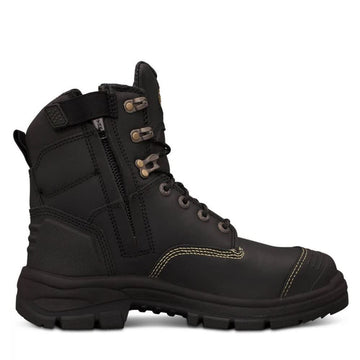 Oliver 55-345Z Zip Sided Safety Boots - Black - 09