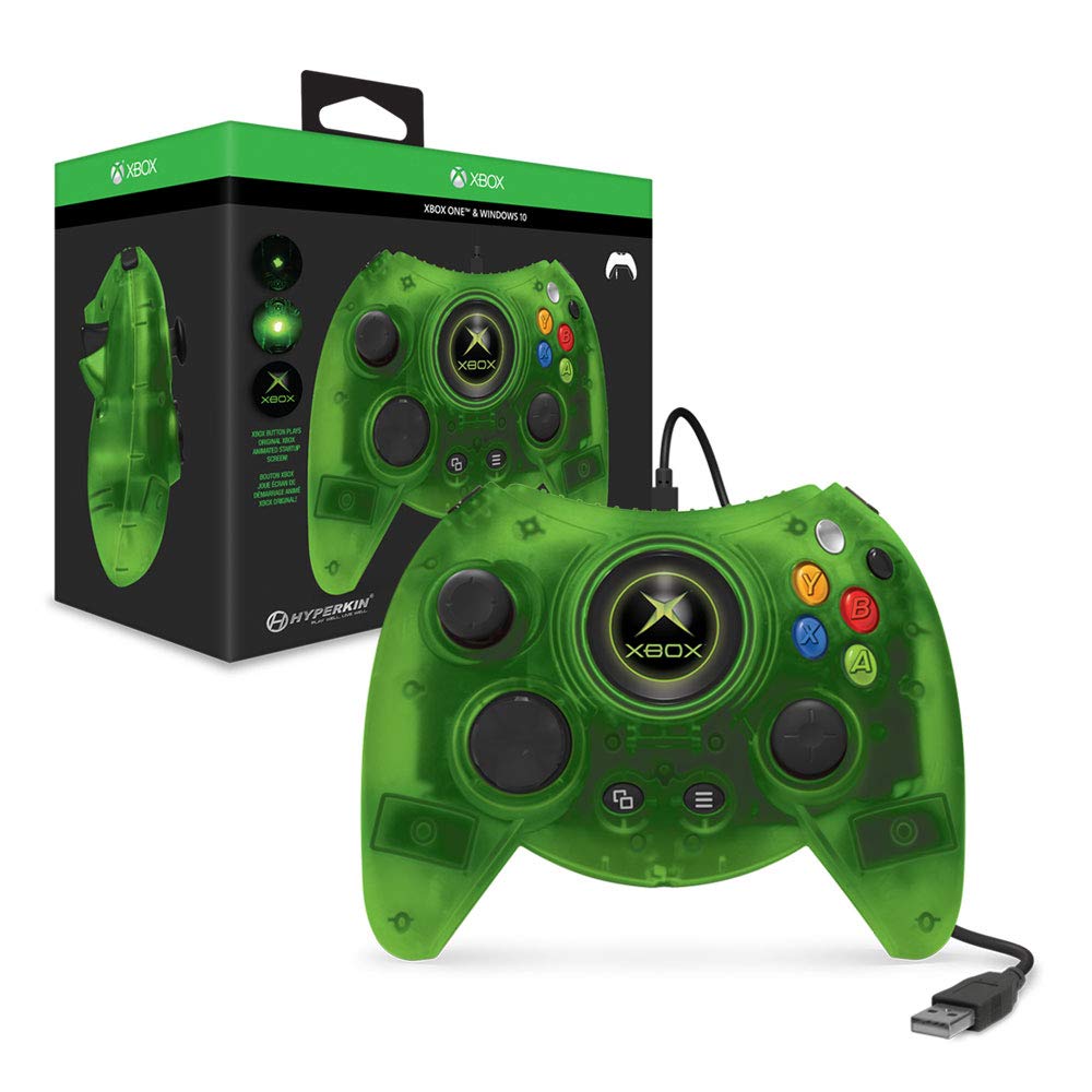 Hyperkin Duke Wired Controller for Xbox One/ Windows 10 PC (Green Limited Edition)