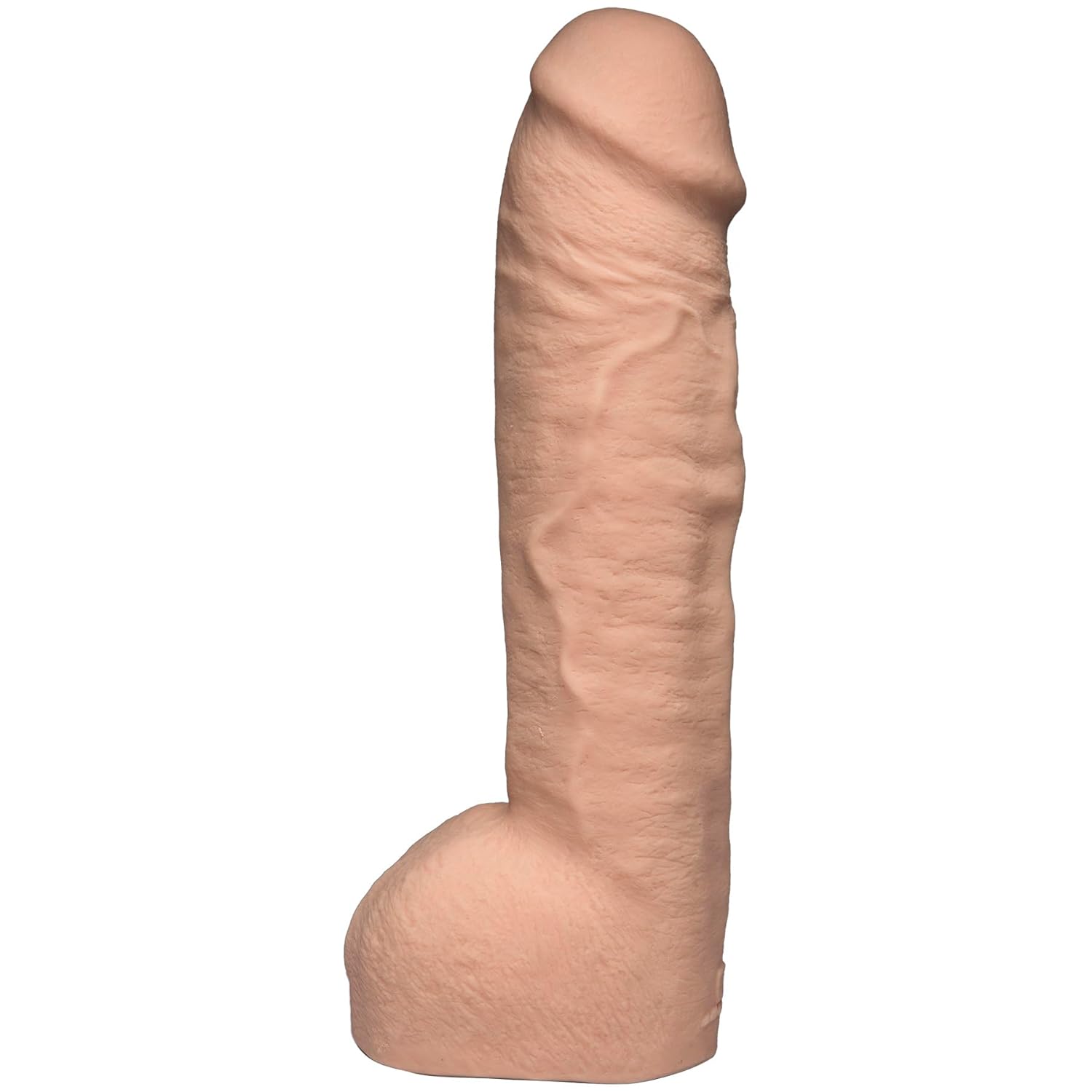 Vac-U-Lock - Realistic Hung - 12 Inch Ultraskyn Dildo With Massive 8.5 Inch Circumference - F-Machine And Harness Compatible - For Adults Only, Vanilla