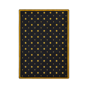 Joy Carpets Any Day Matinee Walk of Fame Theater Area Rug, Black
