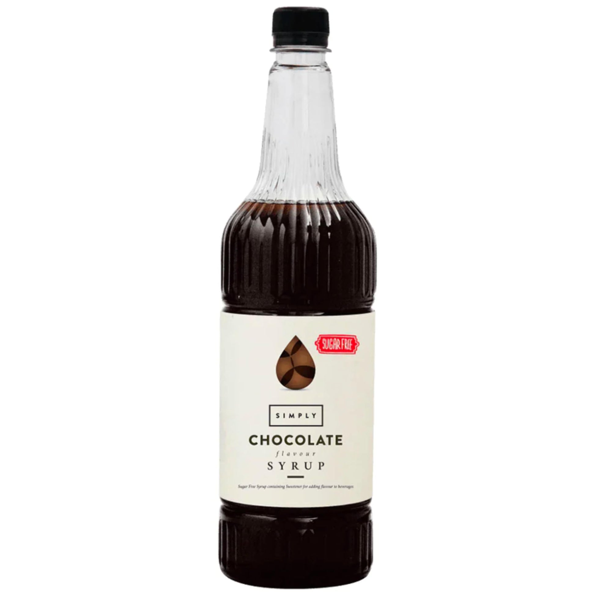 Simply Sugar Free Chocolate Syrup - Low Calorie, Vegan, Nut Free | 1L