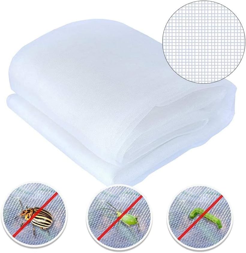 Insect barrier netting, 12ft Width, White