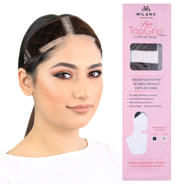 MILANO COLLECTION Lace TopGrip: No-Slip Comfort Band for Securely Wearing Lace Front Wigs, Wig Grips, Wig Caps & Glueless Wig Ba