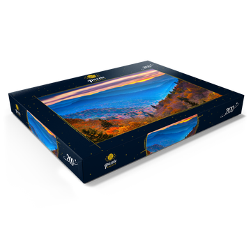 Smoky Mountains National Park, Tennessee, USA Herbstlandschaft bei Morgengrauen. 200 Puzzle Schachtel Ansicht1
