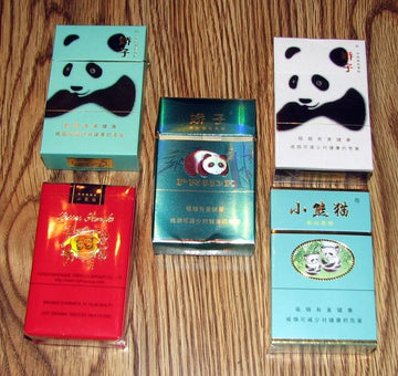various "Panda" cigarettes I found in China | jd-pandas