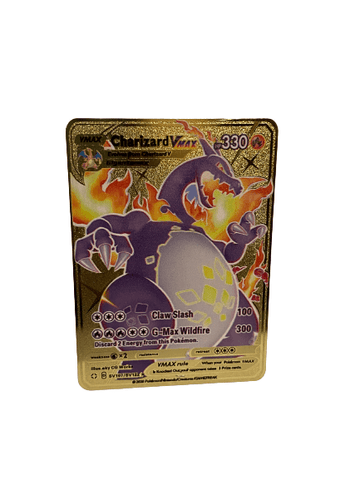 Buy Pokemon Charizard Vmax Metal Gold Card at Ubuy Trinidad and Tobago