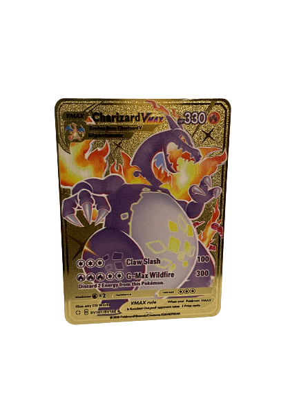 Buy Pokemon Charizard Vmax Metal Gold Card at Ubuy Trinidad and Tobago
