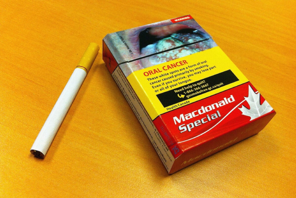 Canada packs a strong anti-smoking message