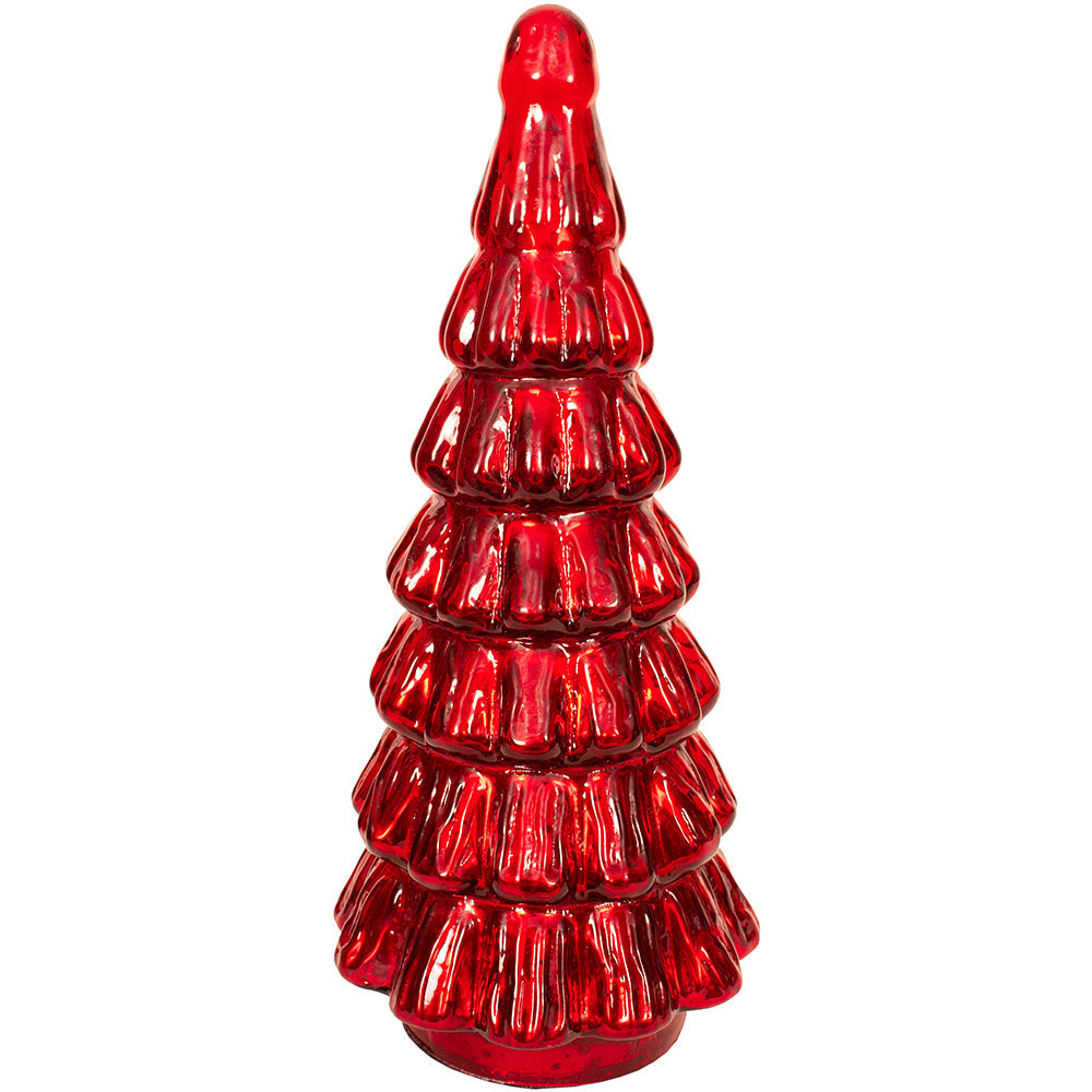 Christmas Tree Forest 6" x 12" H    - Mercury Red