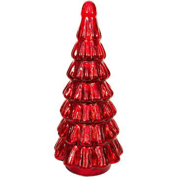 Christmas Tree Forest 6" x 12" H    - Mercury Red