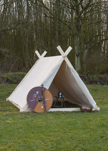 Wikingerzelt, 3 x 2.7 x 2 m, 350 gsm LARP Cosplay Heerlager Mittelalter