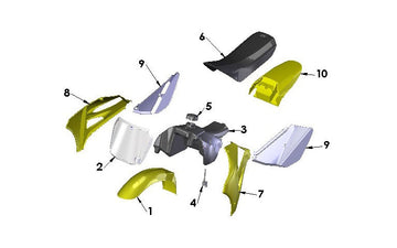 BODYWORK KIT - 2010 - 2018 - KING - WHITE