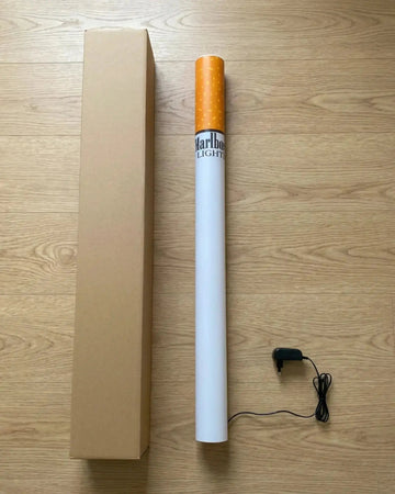 Vintage Marlboro Lamp Giant Cigarette Lamp , Retro Floor Lamp – RETROFUME
