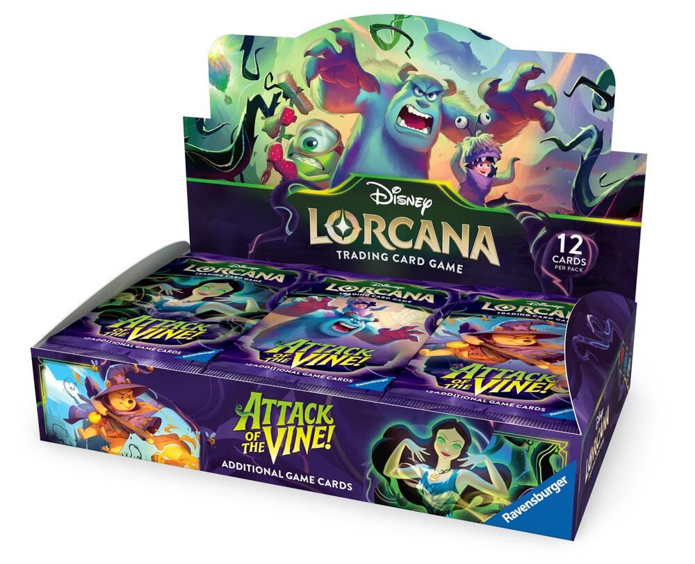 (Pre-Order) Disney Lorcana: Attack of the Vine! Booster Box (24 Packs)