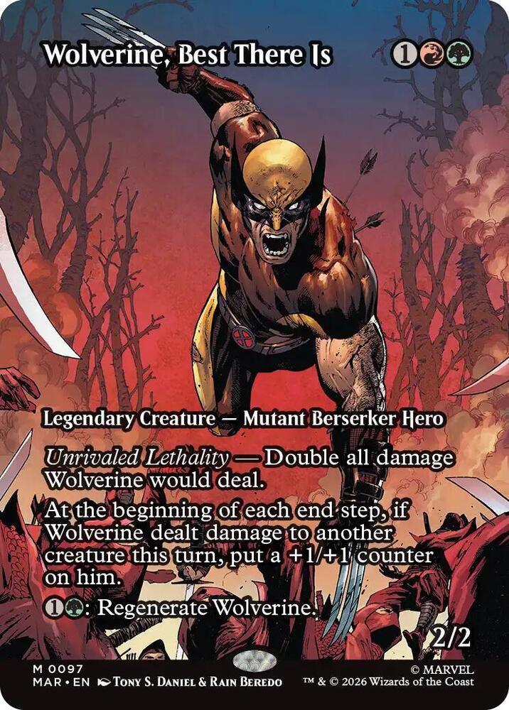 Wolverine, Best There Is (Borderless) - Marvel Universe Eternal-Legal