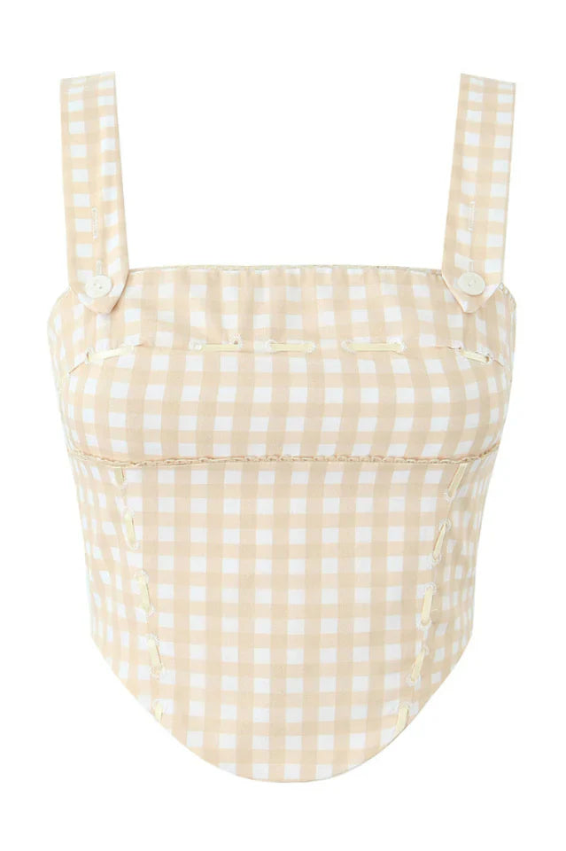 Lottie Shortcake Gingham Corset