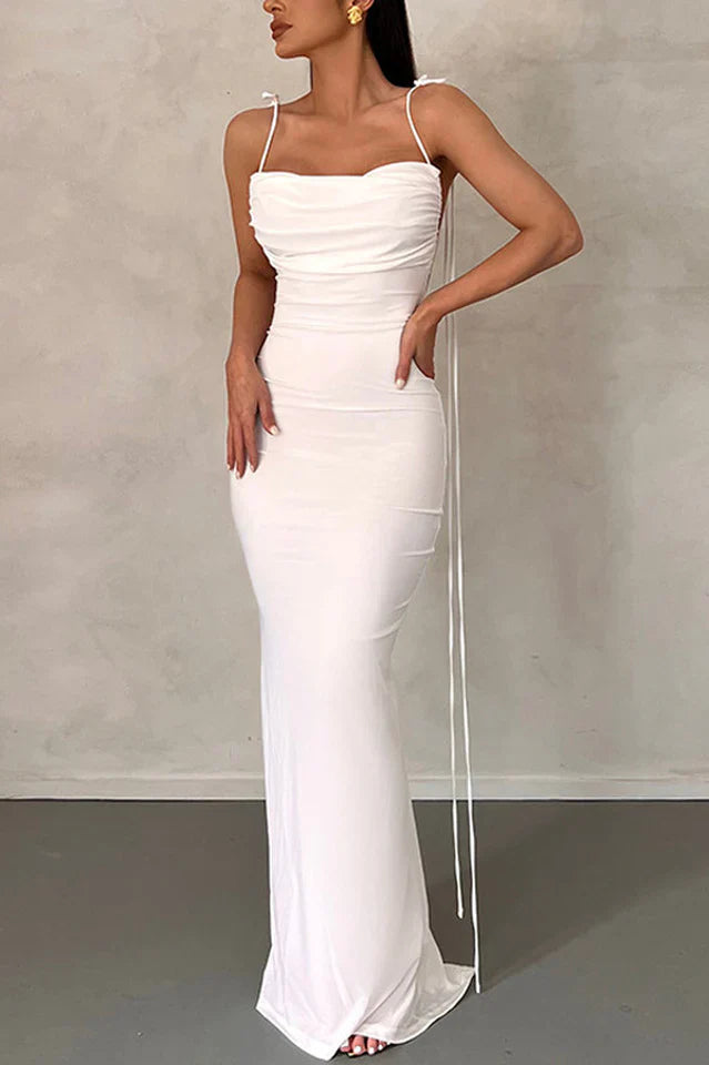 Jiani Slip Backless Gown
