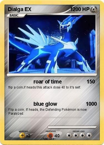 ex pokemon cards for 1 dollar | Pokémon Dialga EX 1 511t - roar of time
