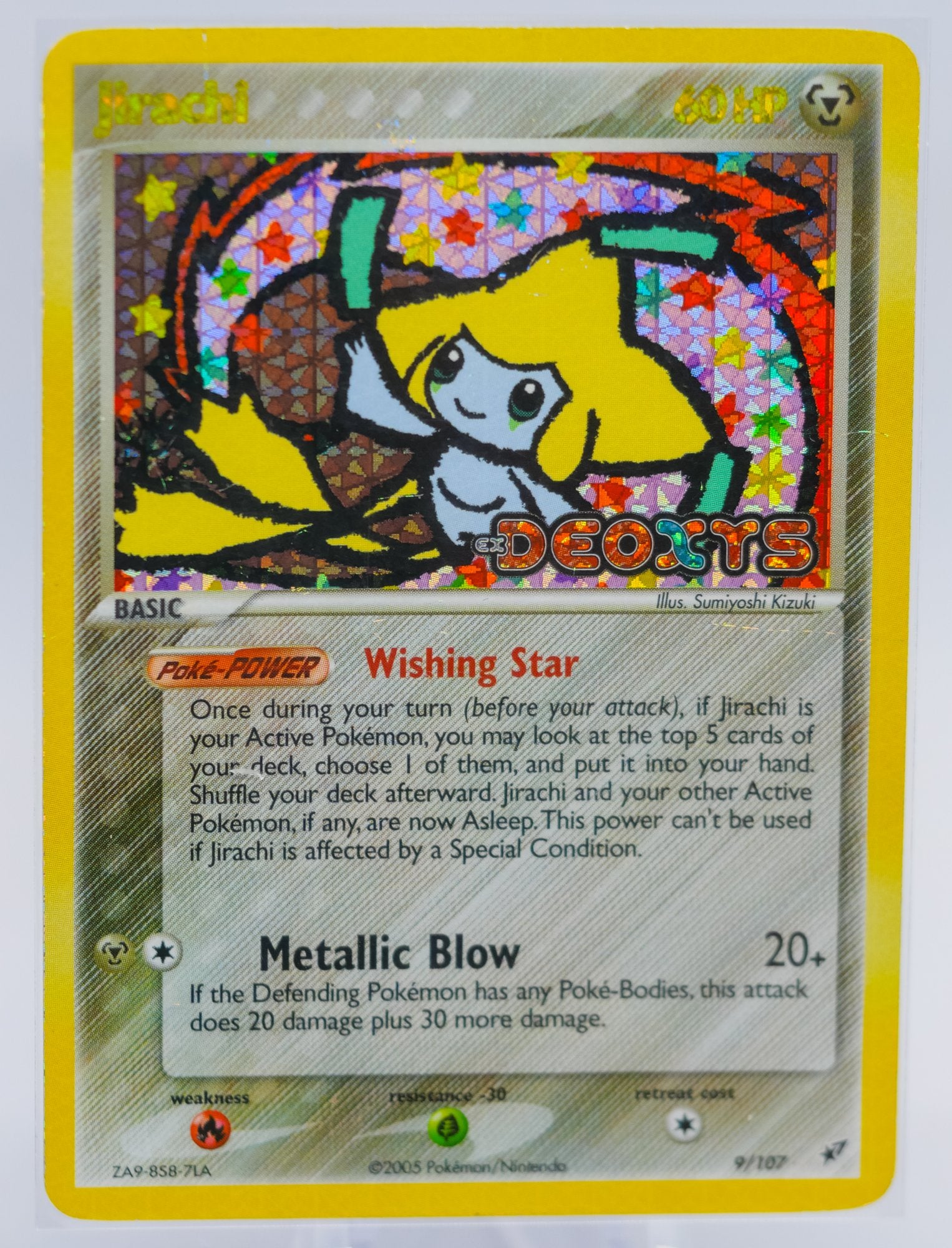 JIRACHI EX DEOXYS Set Foil Pokemon Card!!! #6844