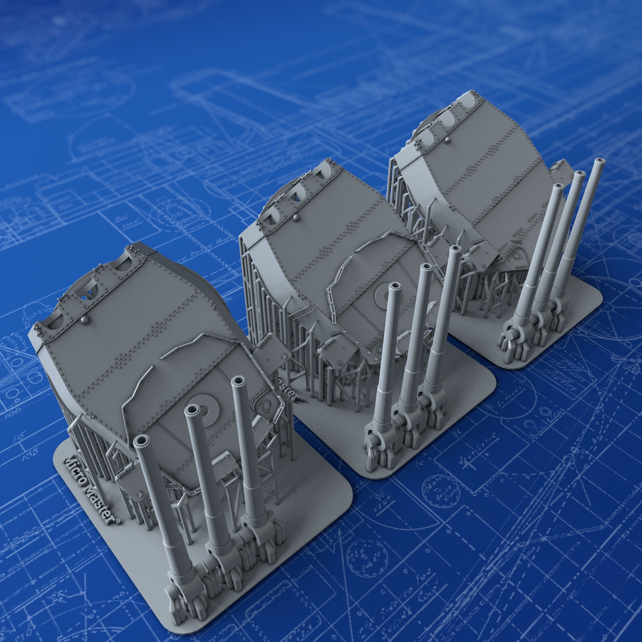 1/700 Royal Navy 16"/45 (40.6cm) MKII/III (HMS Lion)