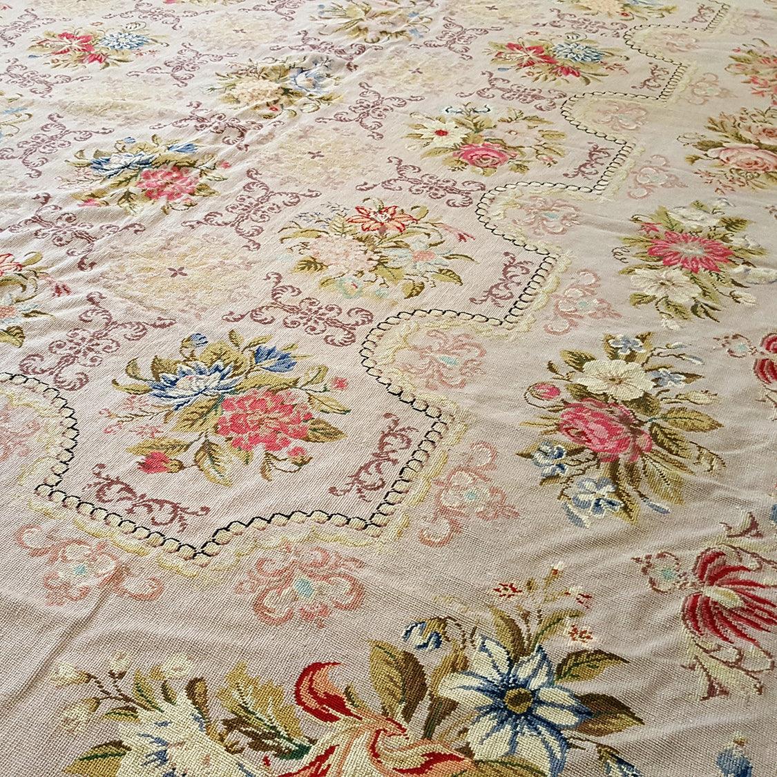 French Needlepoint Wool Carpet - Richard Afkari | Weaver Fascination | Rugs in NYC