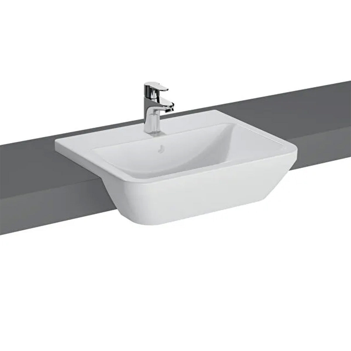 Vitra Integra 550mm Semi-Recessed Vanity Basin