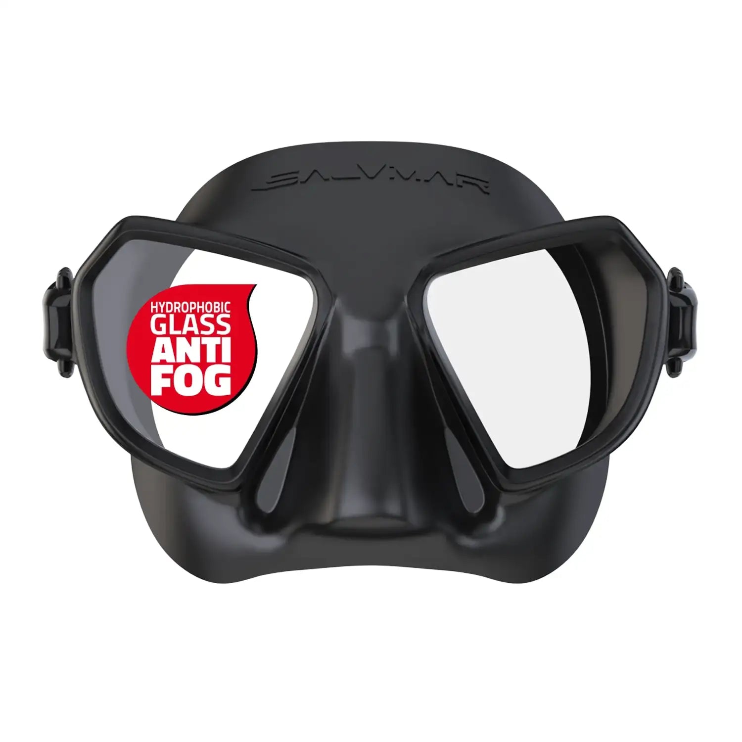 Salvimar Noah Comfort Fit Anti Fog Mask, Black