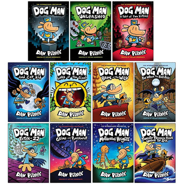 Dog Man Series Books 1-11 Collection Set By Dav Pilkey